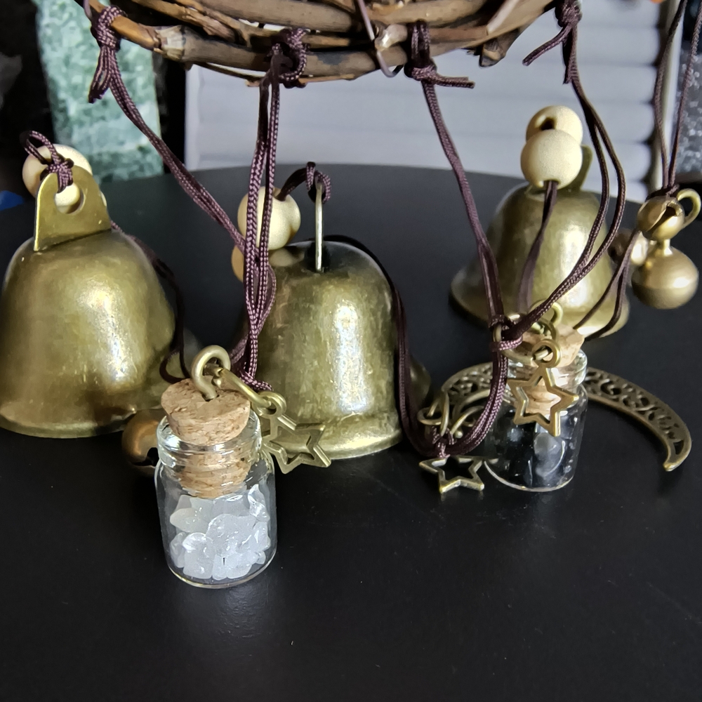 "Witch Bells" Protection Wreath